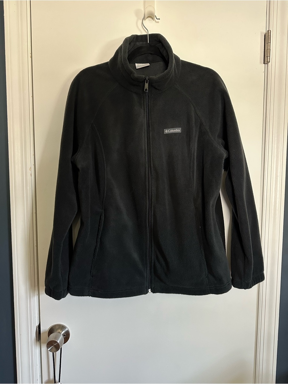 Columbia Dark Grey Full-Zip Fleece Jacket Women's 1x
